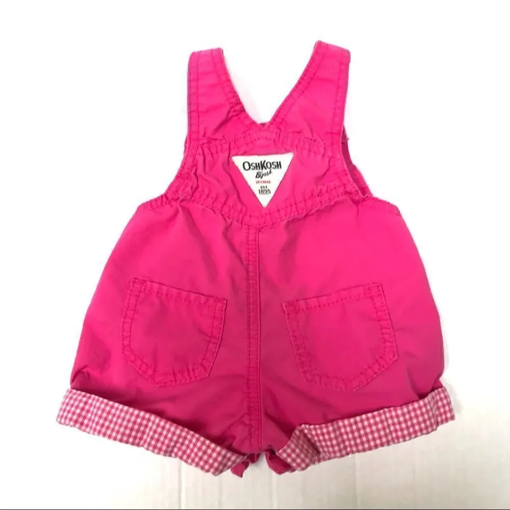 ‎OshKosh B’Gosh Vestbak cotton overalls 9M